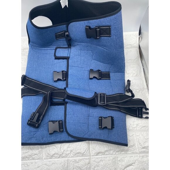 Coodeo Dog Lift Harness Support & Recovery Sling Pet Blue XXL Adjustable - Picture 4 of 9